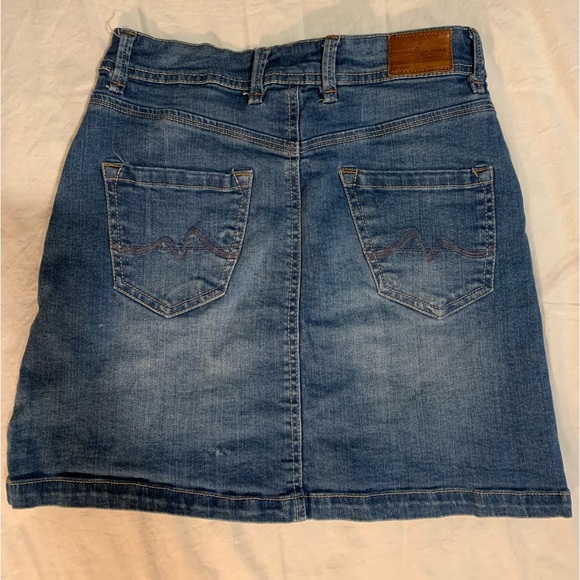 PEPE JEANS BUTTON UP DENIM SKIRT SIZE S - Picture 2 of 6